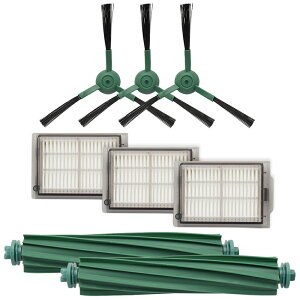 �����o Plus 405 Combo / Plus 505 Combo �p �G�b�W�N���[�j���O�u���V�A�t�B���^�[�A�V���O���A�N�V�����u���V �����p�[�c�Z�b�g 8�_�Z�b�g �݊��i