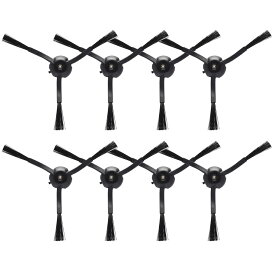 ロボロック S8 Pro Ultra / Q Revo / S7 /S6 / S5 / Q7 / Q5シリーズ 用 サイドブラシ ブラック 互換品 8個