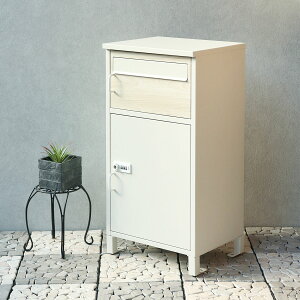 宅配ボックス付きポスト Bartolo バルトロ / MOJYU / ポスト / 置き型 / 宅配箱 / プッシュキー / ダイヤルロック / スリット窓付き / ネコポス / ゆうパケットポスト / エクステリア / おしゃれ / シ