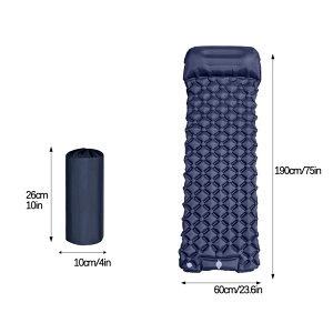 27日迄15%OFF+P10UPエアマット 防災 キャンプマット エアーマット シングルサイズ 足ふみマット エアマット マットレス 車中泊マット 軽量 弾力 コンパクト キャンプ用品 防災 テント 防水防潮