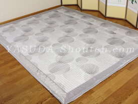 ピダン丸ラメ カーペット 2帖（200×200cm）3色 ラグ