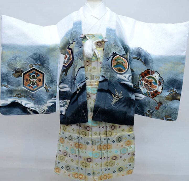 楽天市場】七五三 五歳 男児 羽織袴フルセット 着物 豪華絢爛 金刺繍 