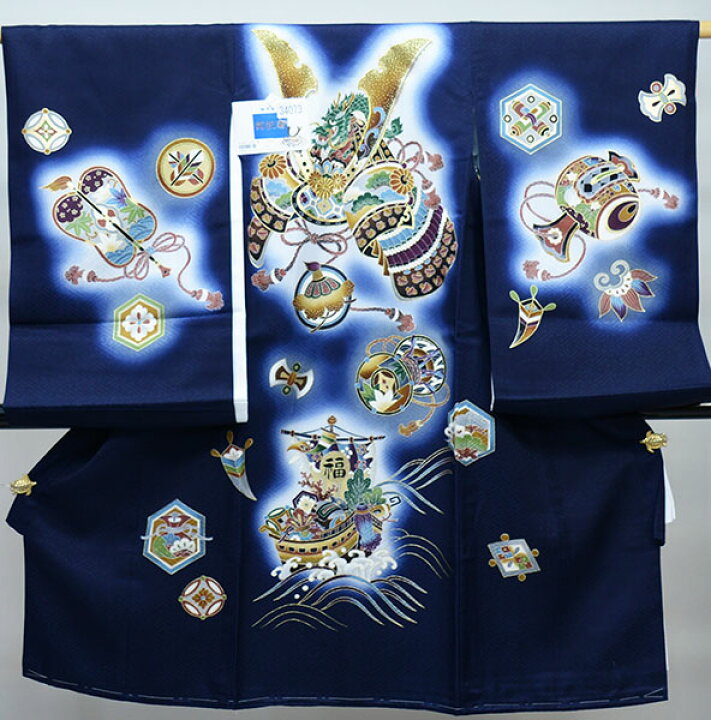 楽天市場】お宮参り 産着 のしめ 男児 男の子 正絹 綸子 豪華絢爛 金 