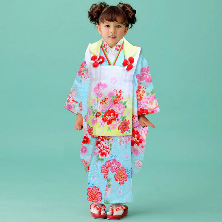 楽天市場】七五三 3歳 3才 三歳 三才 女児 女の子 被布着物祝着フル 