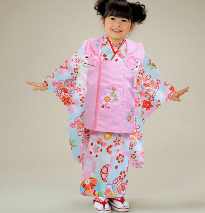 楽天市場】七五三 三歳 女児 被布着物フルセット 式部浪漫 3才 3歳  