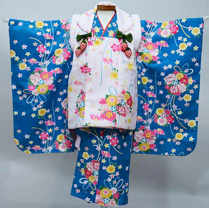 楽天市場】七五三 3才 3歳 三才 三歳 女児 女の子 被布着物フルセット 