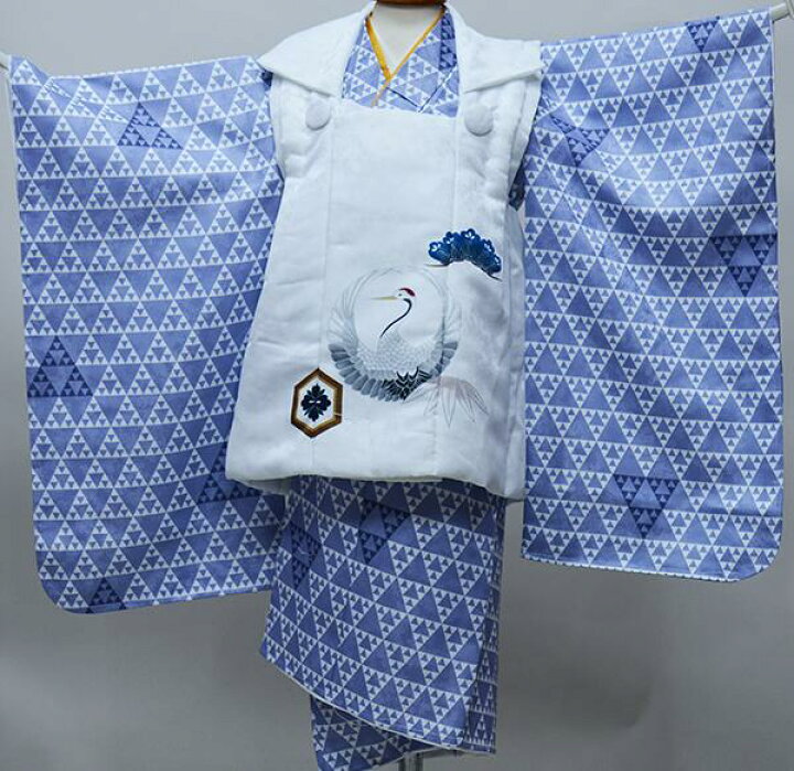 楽天市場】七五三 三歳 男児 被布着物セット 鶴 祝着 三才 3歳 3才 