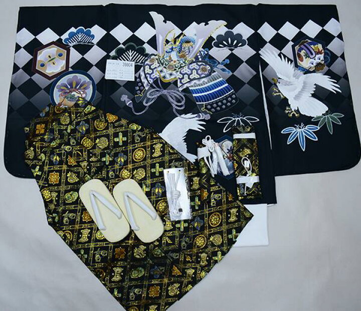 楽天市場】七五三 五歳 男児 羽織袴フルセット 着物 金刺繍 綸子地 