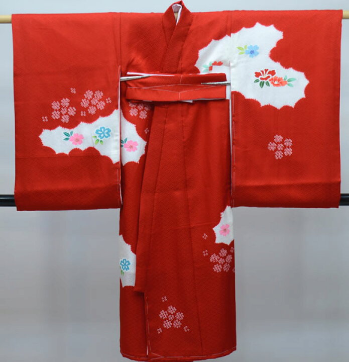 楽天市場】お宮参り産着 女児 女の子 正絹 のしめ 祝着 着物 一つ身 初 