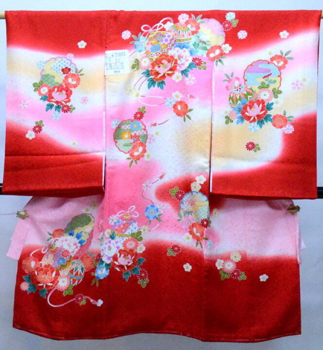 楽天市場】お宮参り 産着 女児 正絹 のしめ 豪華絢爛 金刺繍 綸子地 