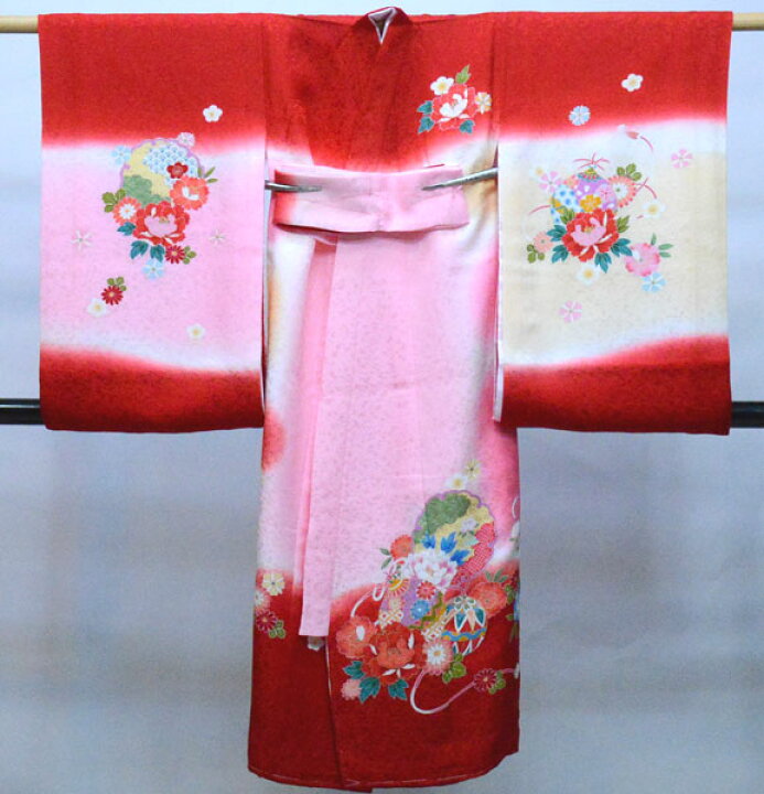 楽天市場】お宮参り 産着 女児 正絹 のしめ 豪華絢爛 金刺繍 綸子地 