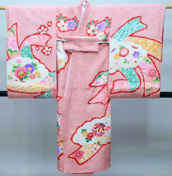 楽天市場】お宮参り 産着 女児 女の子 正絹 のしめ 綸子地 豪華絢爛 