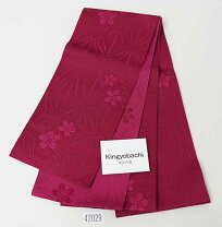 楽天市場】半幅帯 麻（カラーワインレッド）（和服｜レディース 