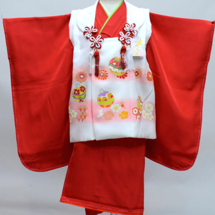 楽天市場】七五三 3才 3歳 三才 三歳 正絹 女児 女の子 被布着物祝着 