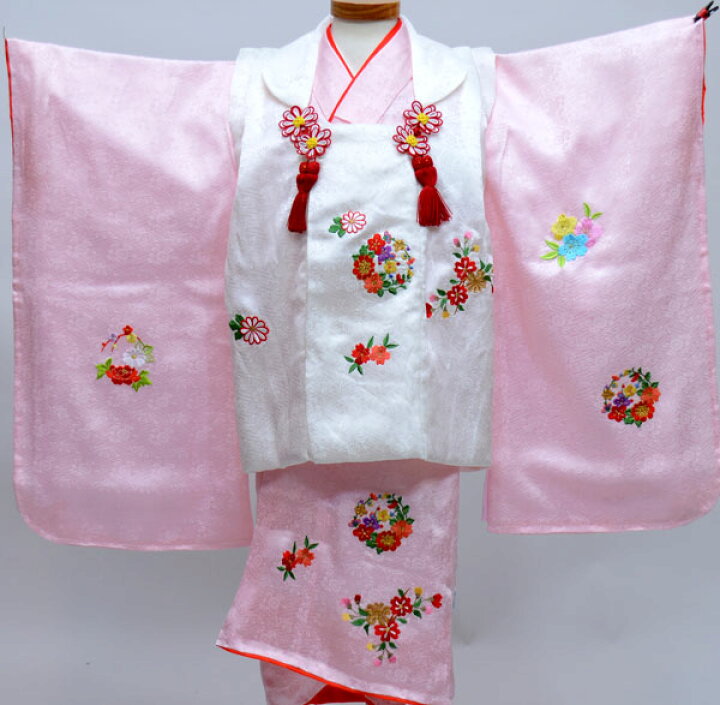 楽天市場】七五三 3才 3歳 三才 三歳 正絹 女児 女の子 被布着物祝着 