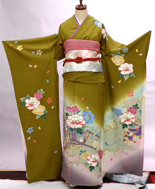 楽天市場】振袖 正絹 未仕立て オーダーメイド 手染め 着物 成人式 
