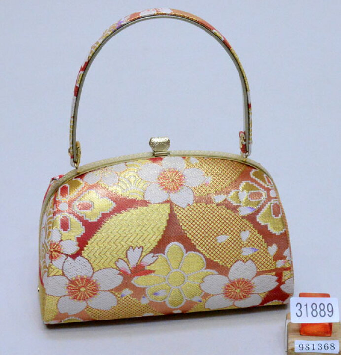 楽天市場】草履バッグセット 正絹 帯地 日本製 優花緒 24cm 