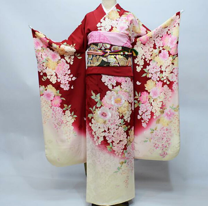 楽天市場】振袖 正絹 着物単品 仕立て上がり 百花繚乱 金刺繍 