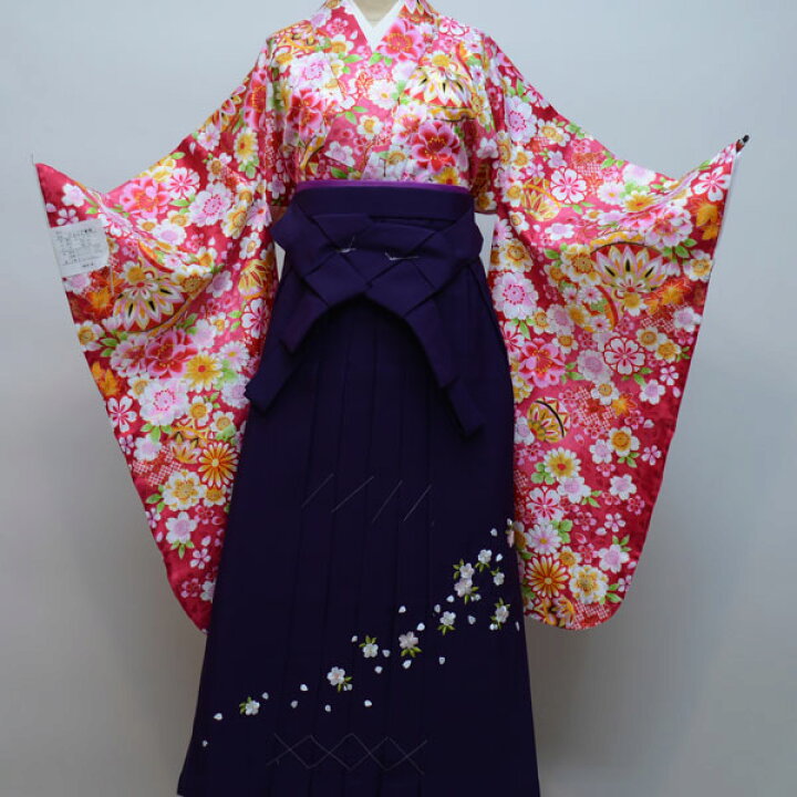 楽天市場】着物袴セット ジュニア用 145cm〜154cm 重ね衿無し 卒業式に 