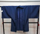 羽織 紋付 単品 袷 紺色 男性用 S/M/L/LL/3Lサイズ 紋入れ可 新品（株）安田屋 NO29660-6