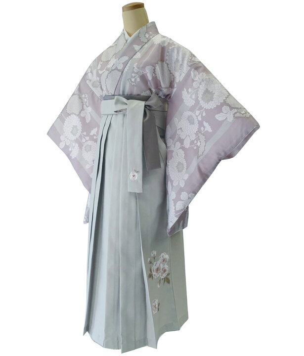 楽天市場】二尺袖 着物 袴フルセット RK R.KIKUCHI 袴色変更可能 薄 