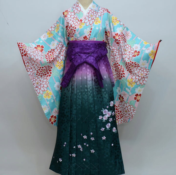 楽天市場】着物袴セット ジュニア用へ直し 女児 水色 アッシュ エル H  