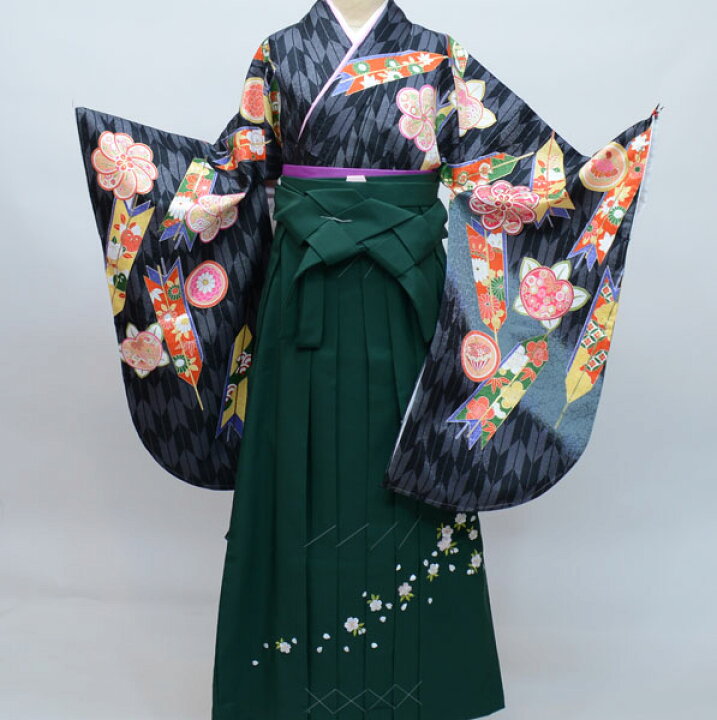 楽天市場】二尺袖着物袴フルセット From KYOTO 着物丈は着付けし易い  