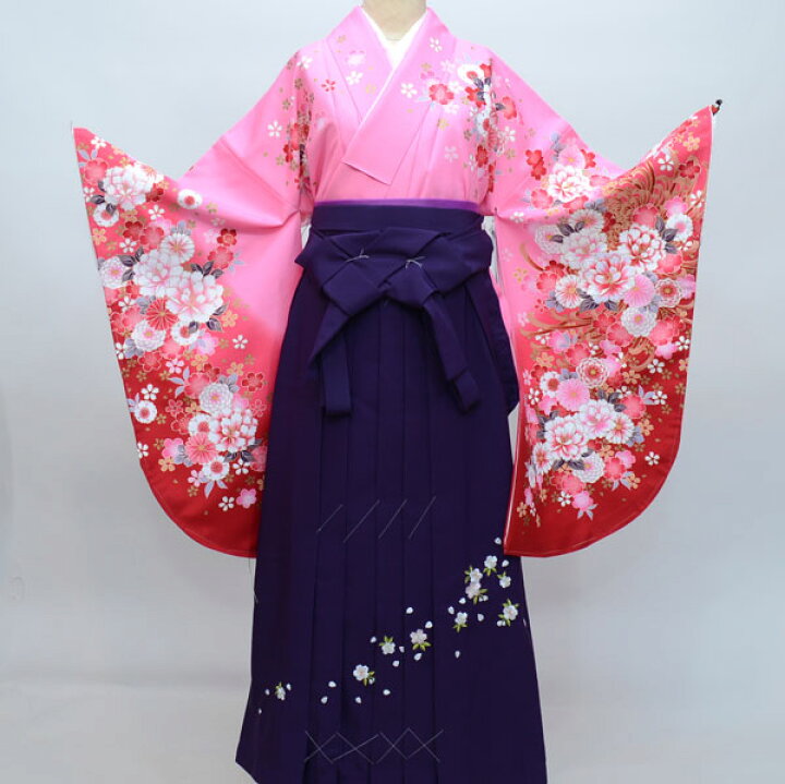 楽天市場】二尺袖着物袴フルセット From KYOTO 着物丈は着付けし易い 