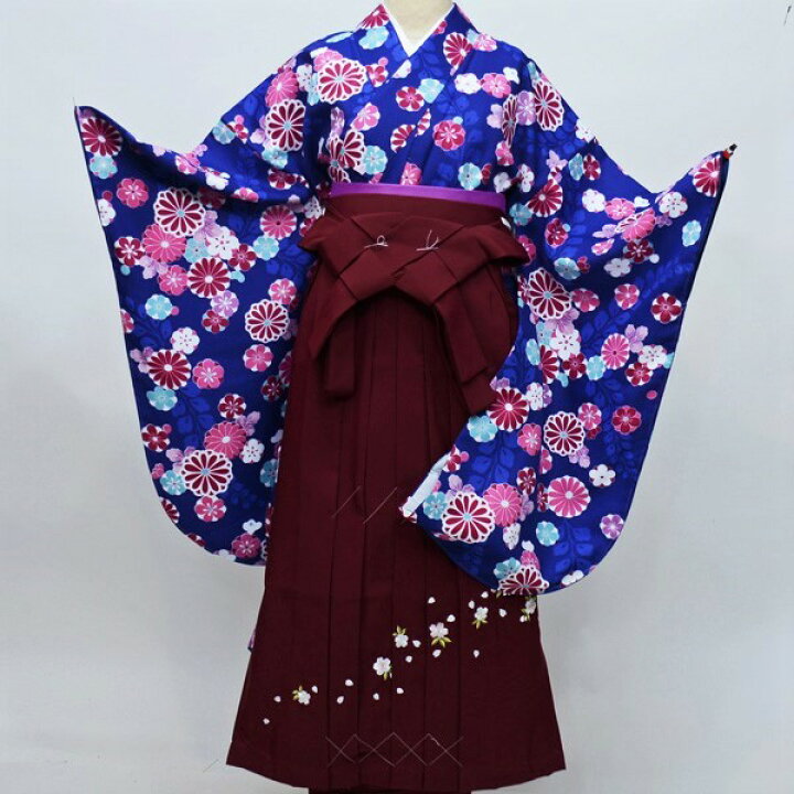 楽天市場】二尺袖 着物袴フルセット 百花斉放 着物丈は着付けし易い 