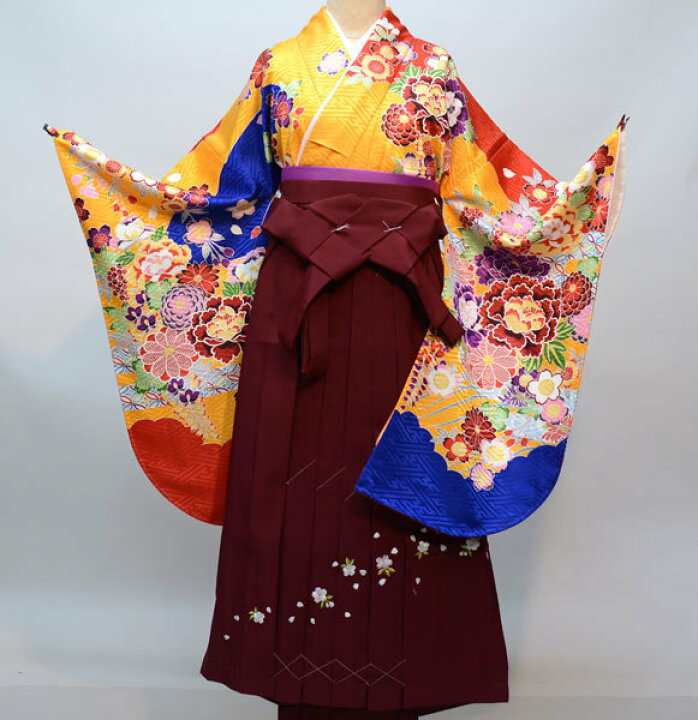 楽天市場】着物袴セット ジュニア用へ直し135cm〜143cm From KYOTO 袴 