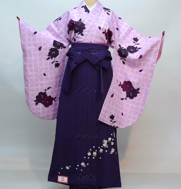楽天市場】二尺袖 着物 袴フルセット 百花斉放 袴変更可能 着物丈は 