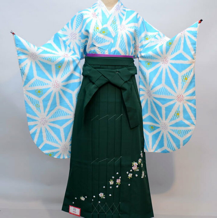 楽天市場】二尺袖 着物 袴フルセット 百花繚乱 袴変更可能 着物丈は 