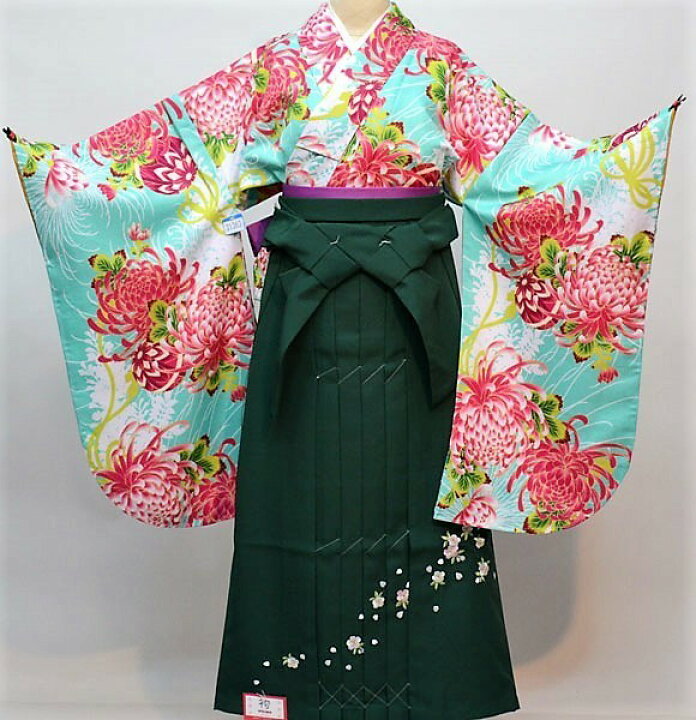 楽天市場】着物袴セット ジュニア用へ直し 144cm〜150cm 百花斉放 袴色 