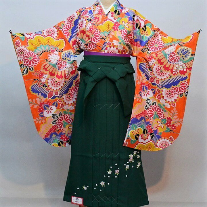楽天市場】二尺袖 着物 袴フルセット 百花斉放 袴変更可能 新品（株 
