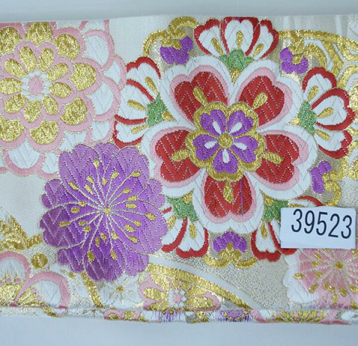 袋帯 正絹 西陣織 花文庫 作り帯 結び帯 着付け不要 新品（株）安田屋  