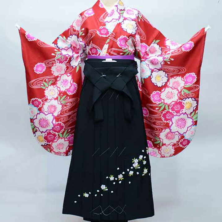 楽天市場】二尺袖 着物 袴 フルセット 百花斉放 着物丈はショート丈 