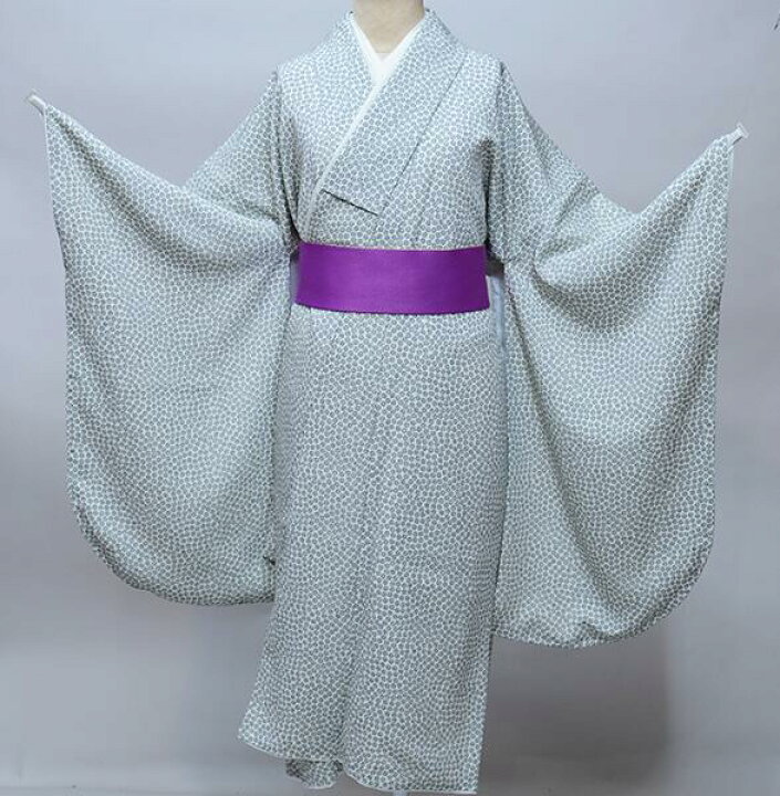 楽天市場】二尺袖着物 単品 仕立て上がり 江戸小紋風合い 着物丈は  
