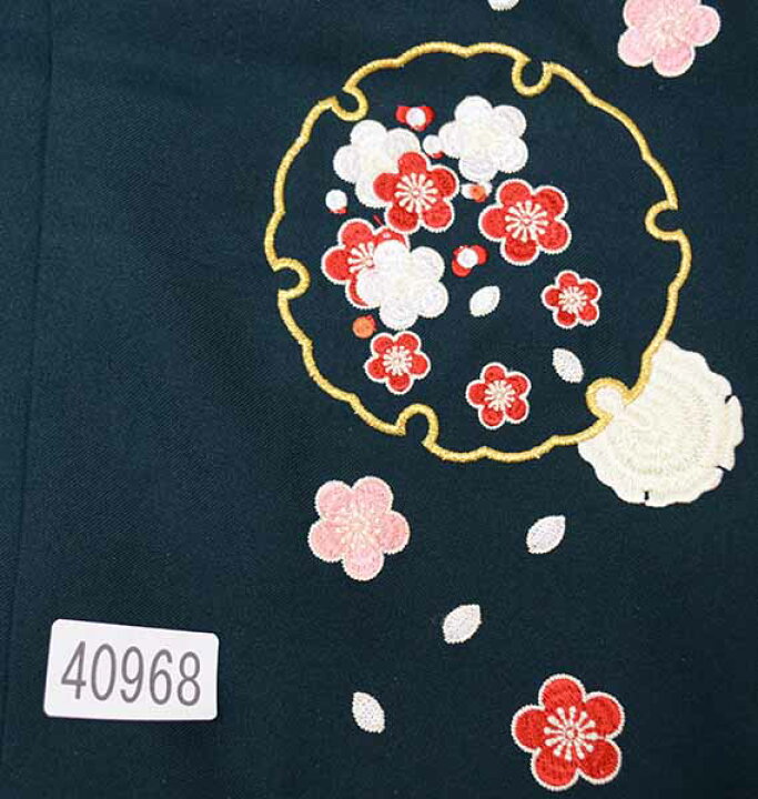 楽天市場】刺繍袴 単品 緑色 女性用 行灯袴 ヘラあり 袴下91cm 95cm M 