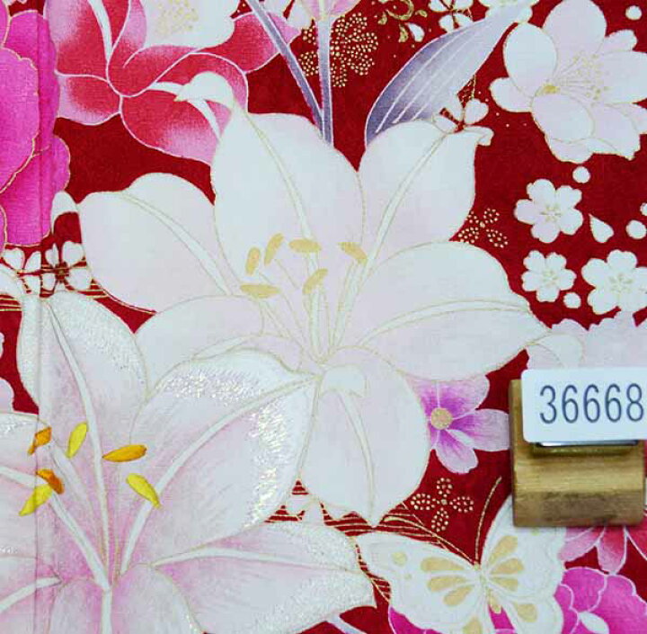 楽天市場】振袖 正絹 着物 単品 仕立て上がり 百花繚乱 バラ ユリ 花 