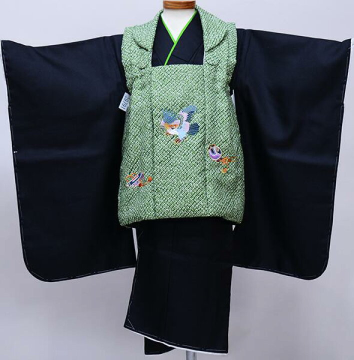 楽天市場】七五三 三歳 男児 被布着物セット 疋田鹿の子柄 被布に刺繍 