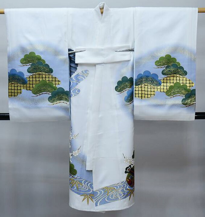 楽天市場】お宮参り 産着 のしめ 男児 男の子 正絹 綸子地 豪華絢爛 