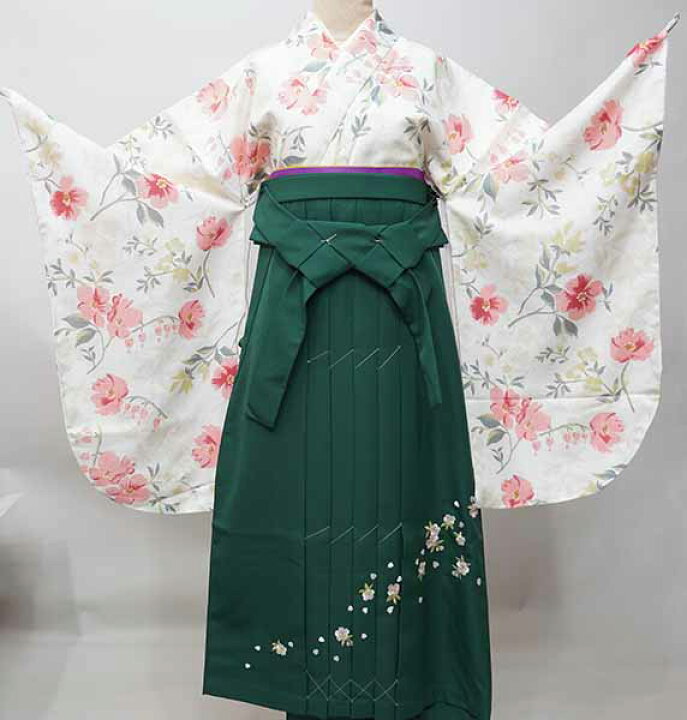 楽天市場】着物袴セット ジュニア用へ直し 135cm〜150cm アイボリー  