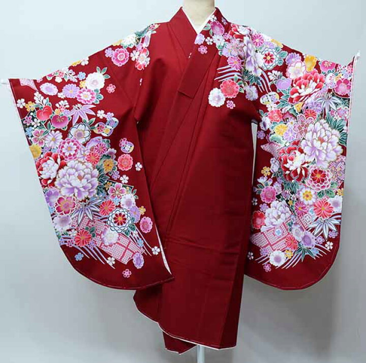 楽天市場】二尺袖着物 単品 仕立て上がり From KYOTO 着物丈は着付けし 
