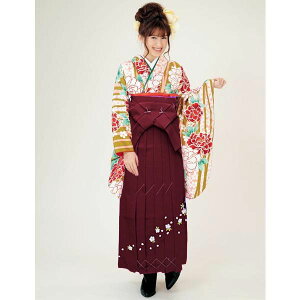 二尺袖 着物 袴フルセット ジュニア用へ直し 135cm〜150cm HL うぐいす色 袴変更可能 卒業式 新品(株)安田屋 NO25382-05 NO39939