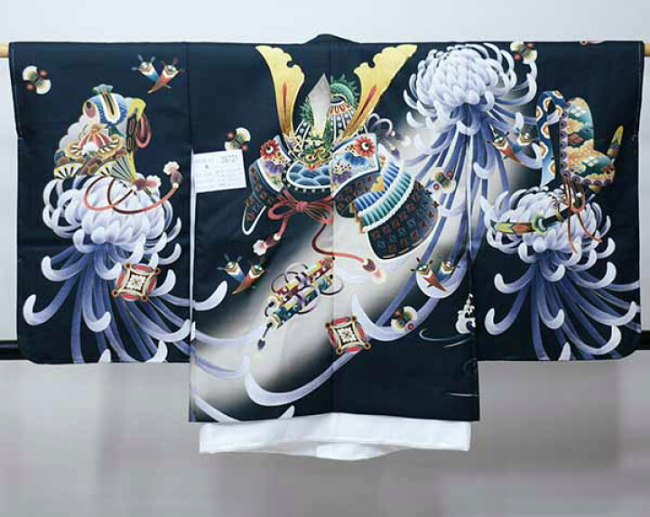 楽天市場】七五三 五歳 男児 羽織・着物・襦袢3点セット L寸 金刺繍 