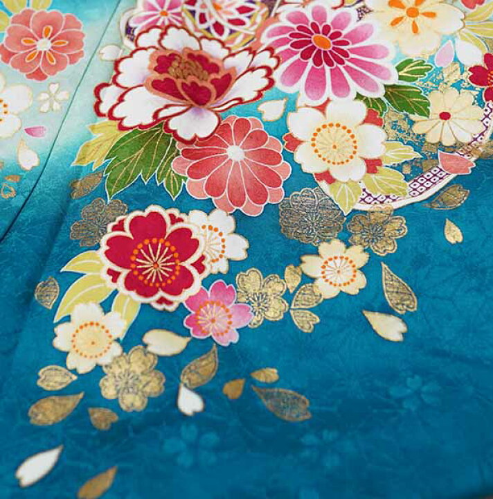 楽天市場】振袖 正絹 着物単品 仕立て上がり 百花繚乱 金刺繍 