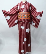 楽天市場】洗える着物 単衣（カラーレッド）（着物｜和服 