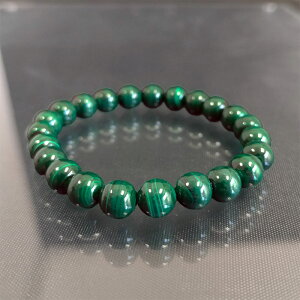 マラカイト ブレスレット パワーストーン マラカイト 8mm 天然石 厄除け 祈願