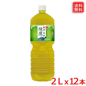 【2ケースセット】綾鷹 PET 2L x12本 緑茶のような本格的な味わい 旨み・渋み・苦みの絶妙な調和 送料無料 【メーカー直送】
