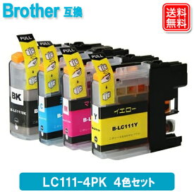 楽天市場 ブラザー Lc111 4pk 純正 インクカートリッジ 4色パックの通販